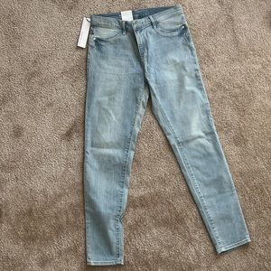 Calvin Klein womens cropped denim leggings size 30 NWT